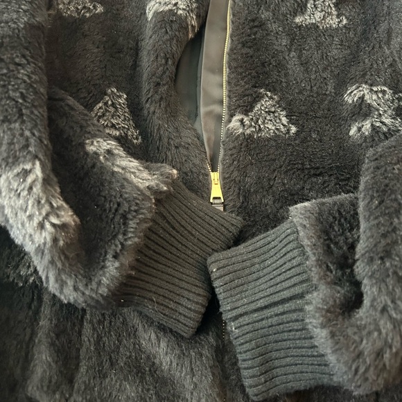 Max Mara Sax Teddy Alpaca Blend Bomber Jacket Size 6 $2965 - Picture 3 of 10